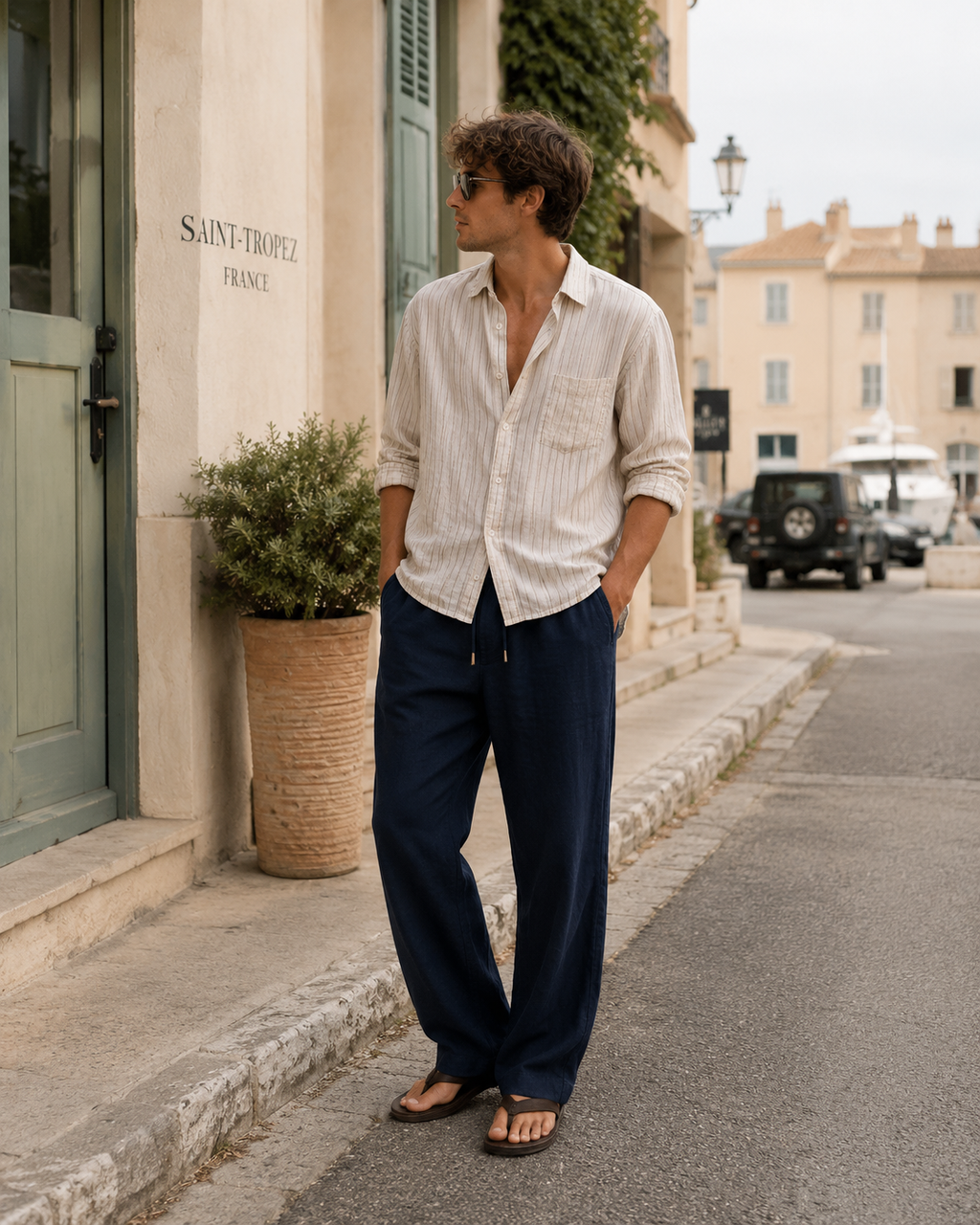 Linnen pants ” SANETTE ”