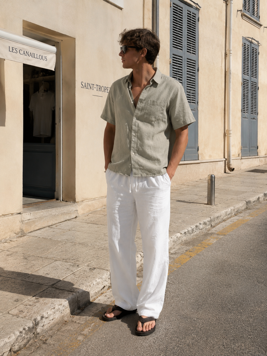 Linnen pants ” SANETTE ”