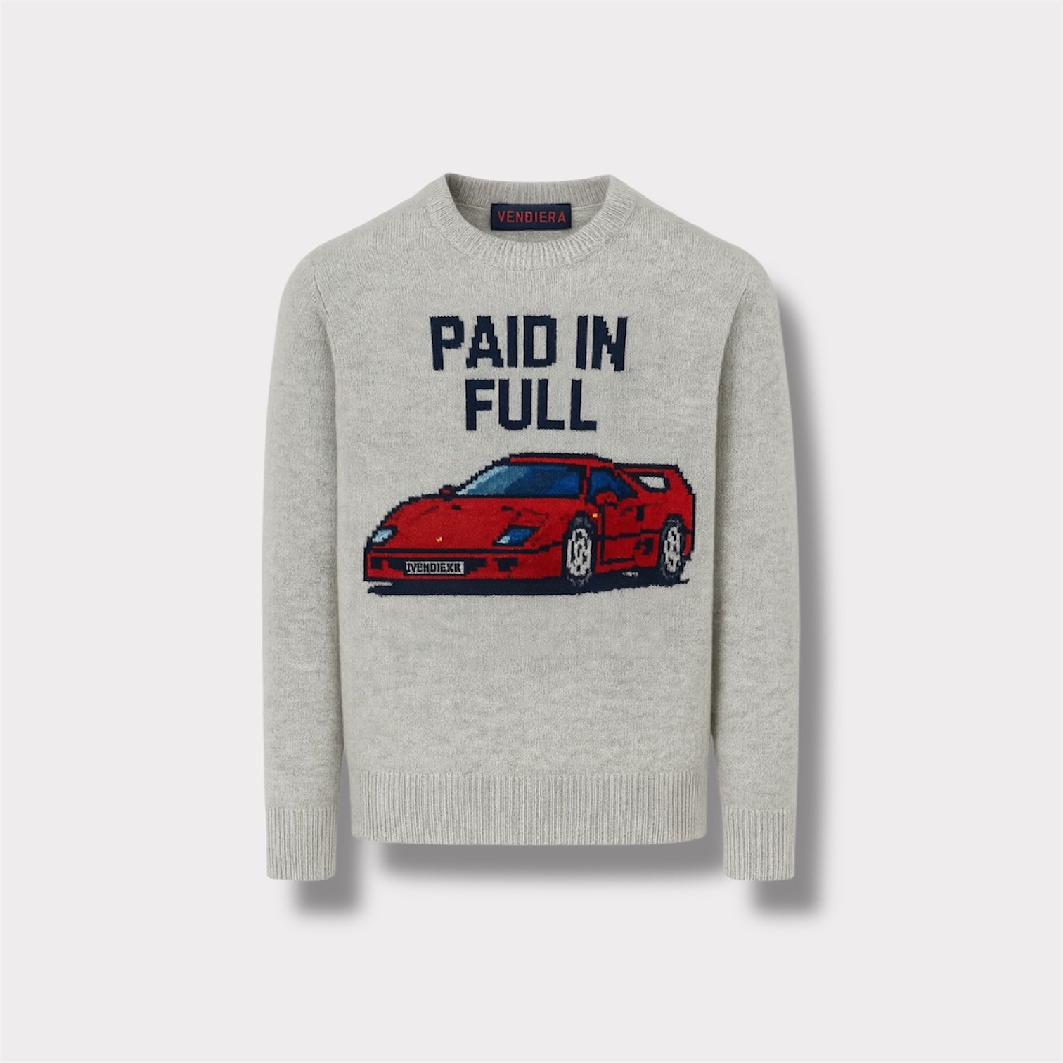 CASHMERE SWEATER ” PAID IN FULL ”